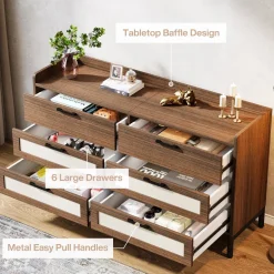 Fashion Tribesigns 6 - Drawer Dresser, 55