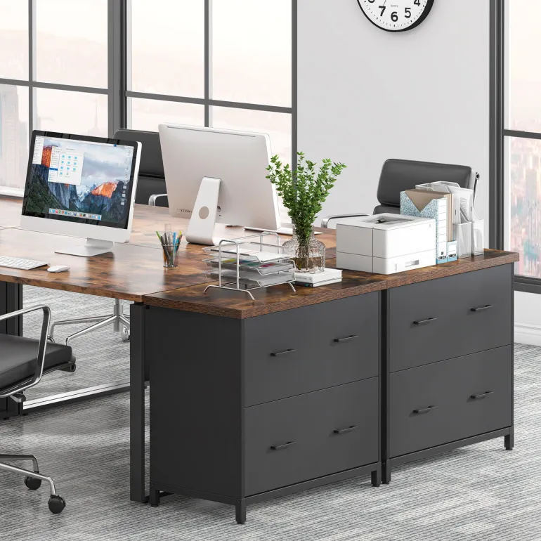 Store Tribesigns 2 - Drawer File Cabinet, Lateral Filing Cabinet Printer Stand