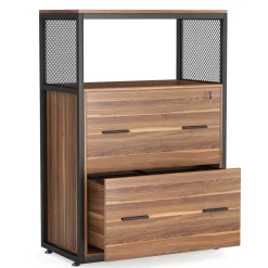 Discount Tribesigns 2 - Drawer File Cabinet, Letter/Legal / A4 Size Filing Cabinet with Lock