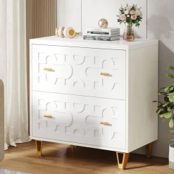 Hot Tribesigns 2 - Drawer File Cabinet, Modern Storage Filing Cabinet Printer Stand