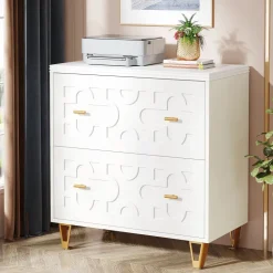 Hot Tribesigns 2 - Drawer File Cabinet, Modern Storage Filing Cabinet Printer Stand
