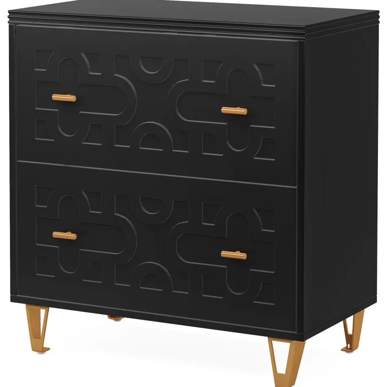Hot Tribesigns 2 - Drawer File Cabinet, Modern Storage Filing Cabinet Printer Stand