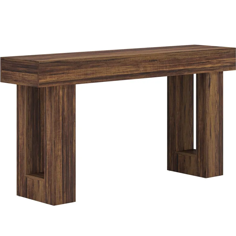 Hot Tribesigns 63 - Inch Console Table, Farmhouse Wooden Sofa Table Entryway Table
