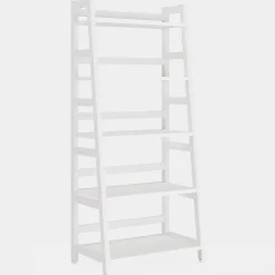 Best Sale Tribesigns 5 - Tier Bookshelf, Ladder Bookcase Etagere Storage Shelf