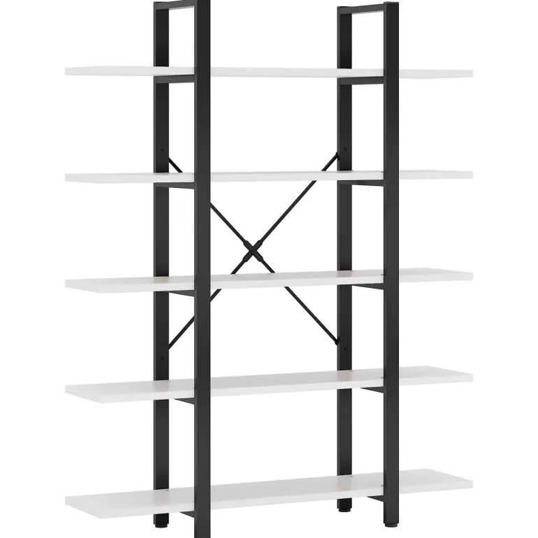 Flash Sale Tribesigns 5 - Tier Bookshelf, Open Etagere Bookcase Storage Display Rack