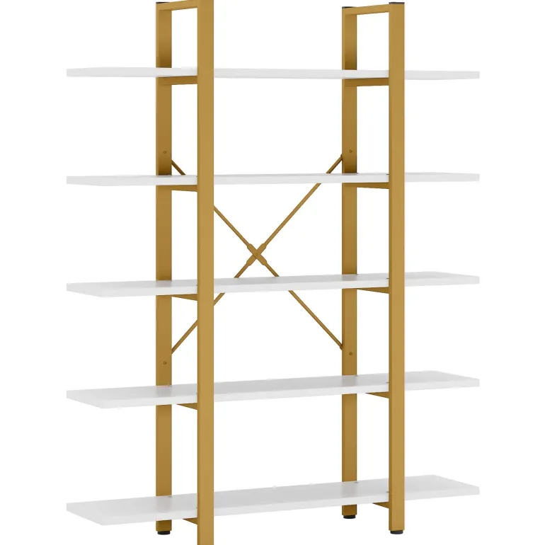 Flash Sale Tribesigns 5 - Tier Bookshelf, Open Etagere Bookcase Storage Display Rack