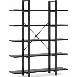 Flash Sale Tribesigns 5 - Tier Bookshelf, Open Etagere Bookcase Storage Display Rack