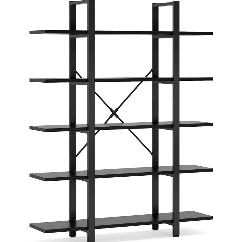 Flash Sale Tribesigns 5 - Tier Bookshelf, Open Etagere Bookcase Storage Display Rack