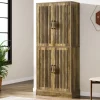 Fashion Tribesigns 6 - Tier Bookshelf, Wood Bookcase Storage Shelf Organizer Display Shelf