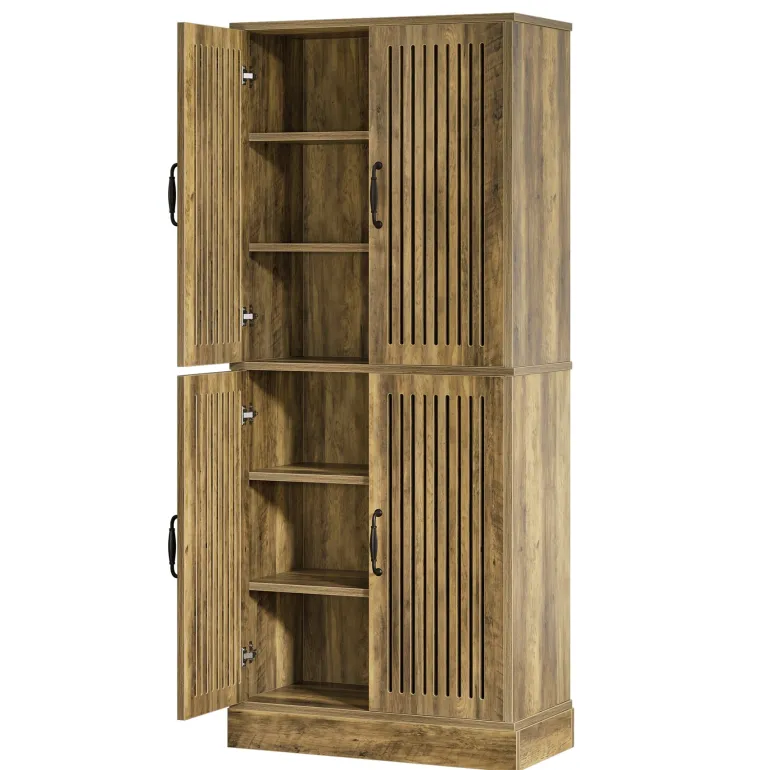Fashion Tribesigns 6 - Tier Bookshelf, Wood Bookcase Storage Shelf Organizer Display Shelf