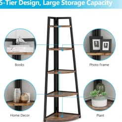 Store Tribesigns 5 - Tier Corner Shelf, 70