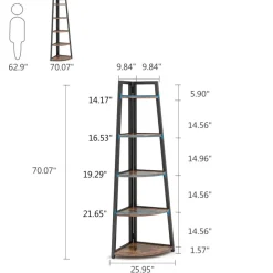 Store Tribesigns 5 - Tier Corner Shelf, 70