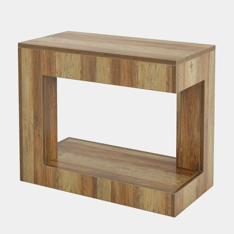 Shop Tribesigns 2 - Tier End Table, Small Sofa Side Table With Open Storage Shelf