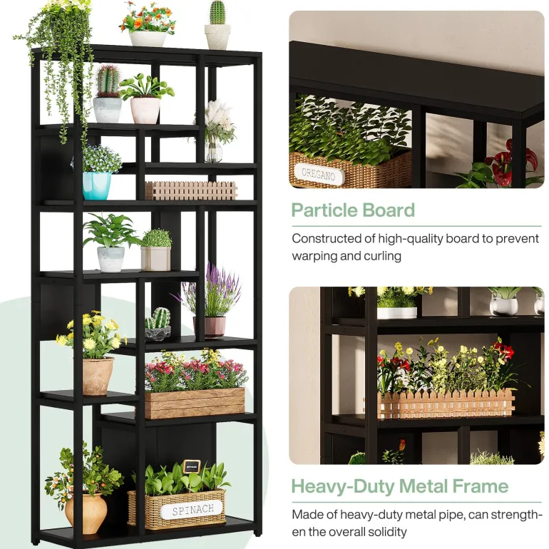 Fashion Tribesigns 7 - Tier Plant Stand, 70.9" Plant Shelf Etagere Display Rack