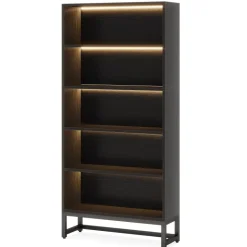 Sale Tribesigns 70.8" Bookcase, Large Bookshelf Organizer with 5 - Tier Storage Shelves