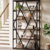 Best Tribesigns 71" Bookshelf, Freestanding 6 - Tier Bookcase Etagere Display Shelf