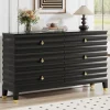 Clearance Tribesigns 55" Chest of Drawers, 6 - Drawer Dresser Storage Organizer