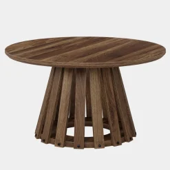 Discount Tribesigns 31.5" Circle Coffee Table, Farmhouse Accent Center Table Tea Table