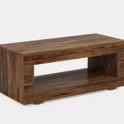 Online Tribesigns 43" Coffee Table, Farmhouse Center Table With Storage