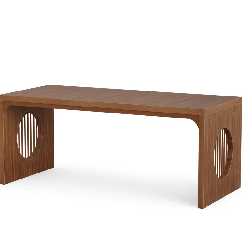 Online Tribesigns 62.99" Computer Desk, Rectangular Executive desk Conference Table For 4-6