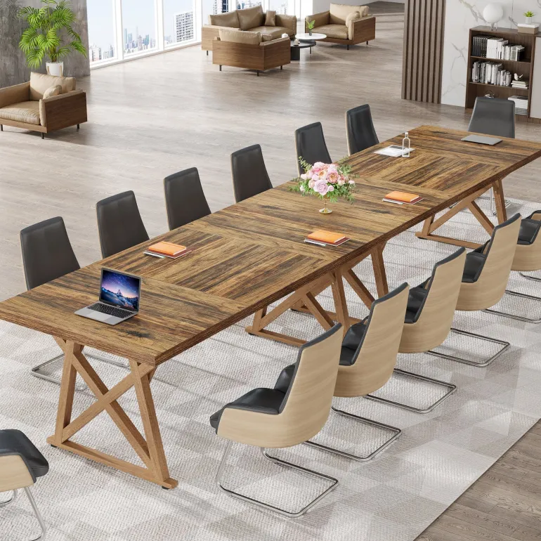 Store Tribesigns 71" Conference Table, 6FT Meeting Table Boardroom Table for 6 - 8 People