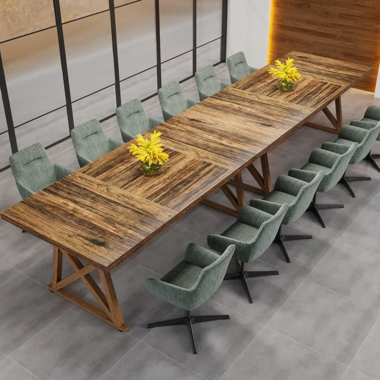 Store Tribesigns 71" Conference Table, 6FT Meeting Table Boardroom Table for 6 - 8 People