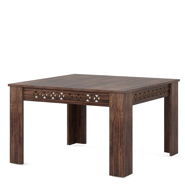 Sale Tribesigns 43" Conference Table, Wood Square Meeting Desk with Heavy Legs