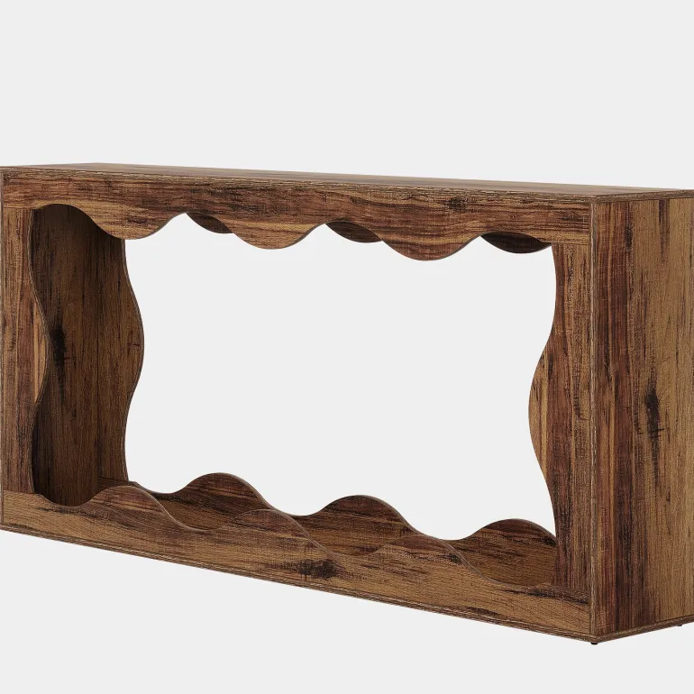 Clearance Tribesigns 63" Console Table, Farmhouse Entryway Table Couch Table Behind Sofa