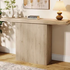 Cheap Tribesigns 41" Console Table, Farmhouse Wood Entryway Table Sofa Table
