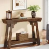 Shop Tribesigns 41" Console Table, Farmhouse 2 - Tier Sofa Table Entryway Table with Storage Shelf