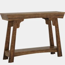 Shop Tribesigns 41" Console Table, Farmhouse 2 - Tier Sofa Table Entryway Table with Storage Shelf