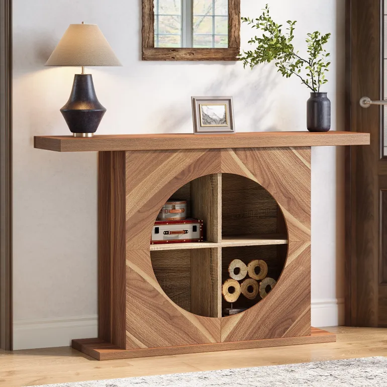 Fashion Tribesigns 47" Console Table, Farmhouse Sofa Table Foyer Table