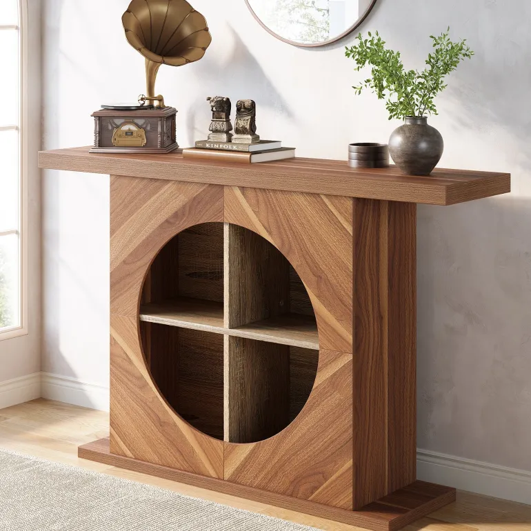 Fashion Tribesigns 47" Console Table, Farmhouse Sofa Table Foyer Table