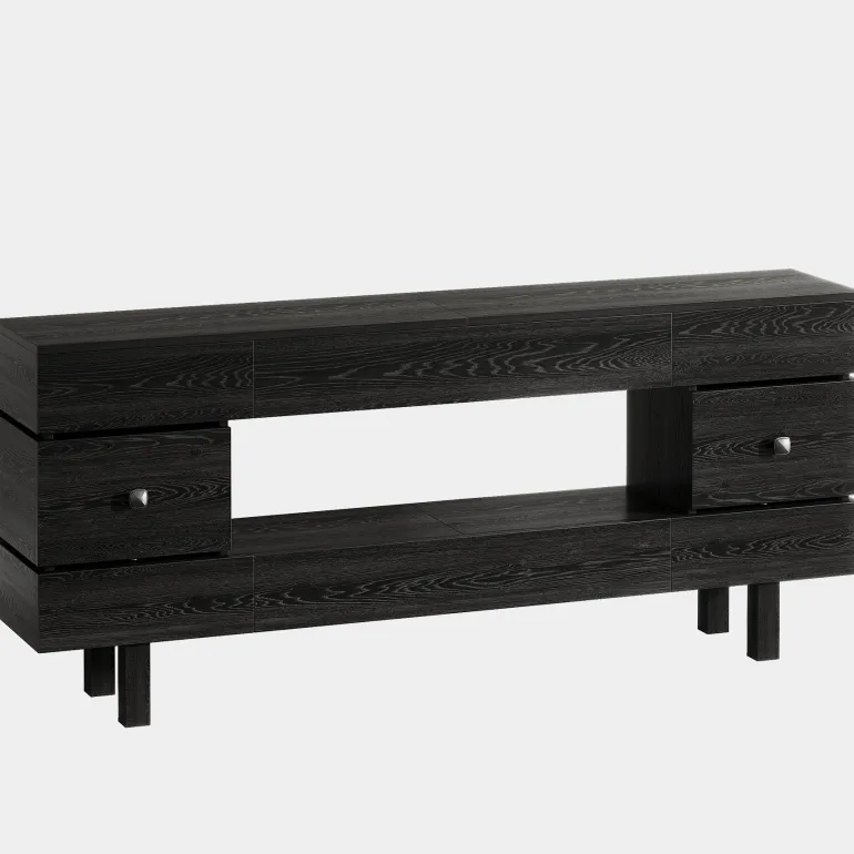 Outlet Tribesigns 70.8" Console Table, Farmhouse 2 - Tier Entryway Table with Display Shelf