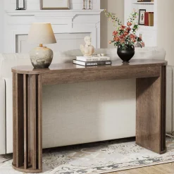 Flash Sale Tribesigns 59" Console Table, Modern Accent Table Sofa Table
