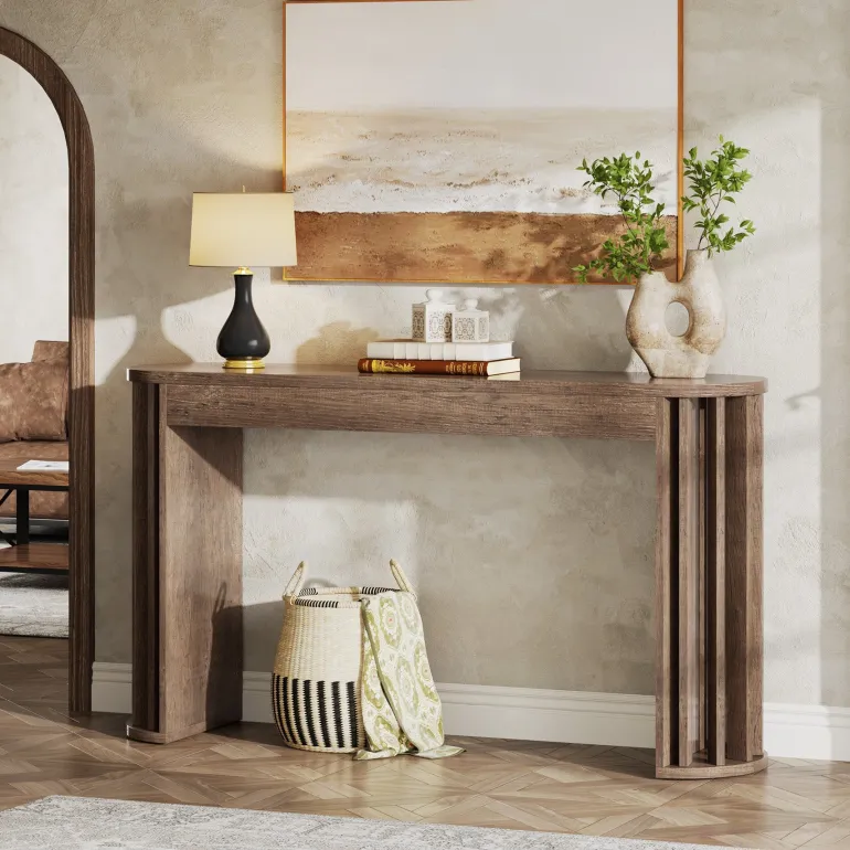 Flash Sale Tribesigns 59" Console Table, Modern Accent Table Sofa Table