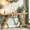 Sale Tribesigns 59" Console Table, Sofa Table Cottage Entry Table with X - Shaped Frame