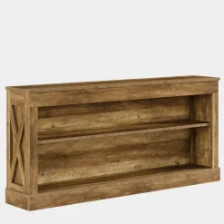 Outlet Tribesigns 63" Console Table, Vintage Entryway Table with 3 - Tier Storage Shelf