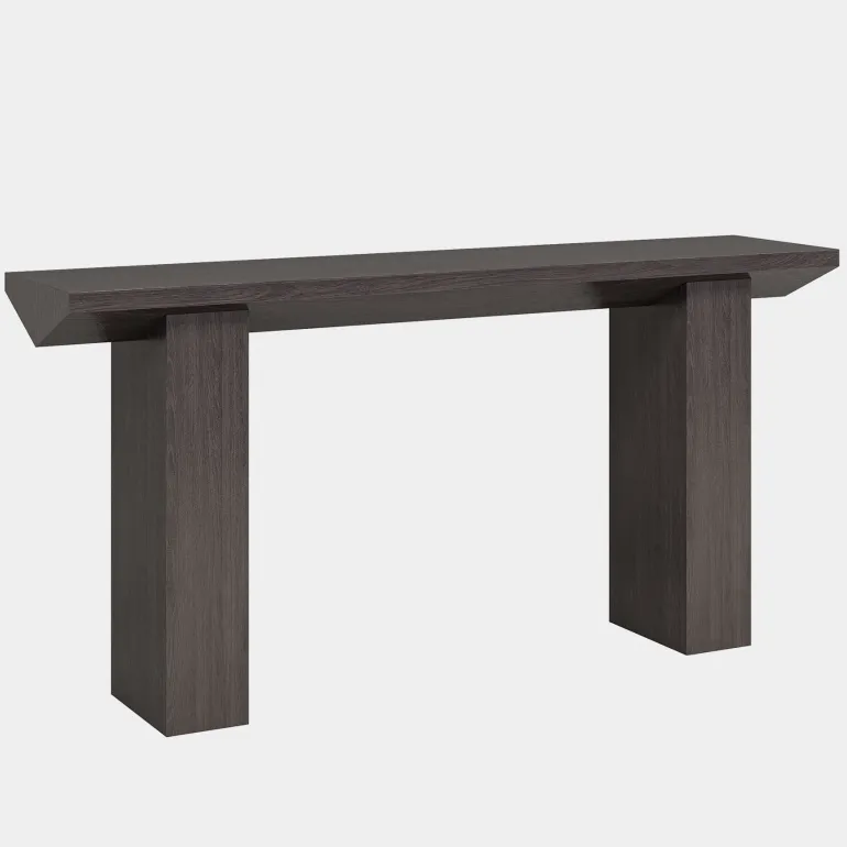 Outlet Tribesigns 63" Console Table, Wooden Sofa Table Long Entryway Table