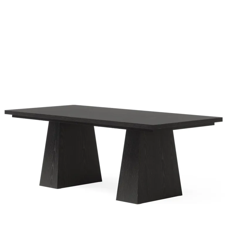 Clearance Tribesigns 63" Dining Table, Farmhouse Wood Kitchen Table for 6 People