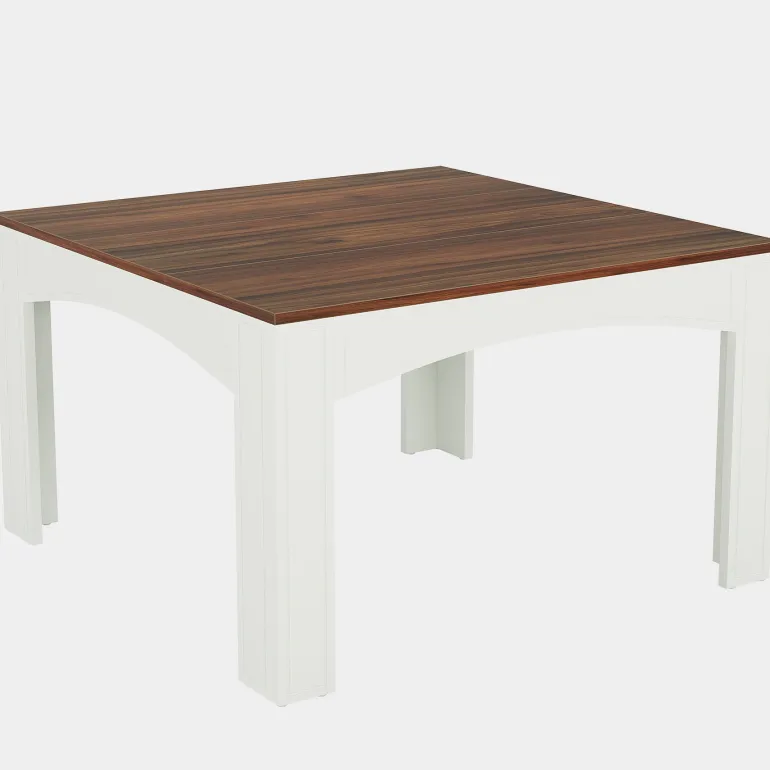 Fashion Tribesigns 39" Dining Table, Farmhouse Wood Kitchen Table Dinner Table for 4