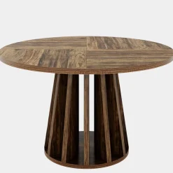 Outlet Tribesigns 47" Dining Table, Round Kitchen Table For 4 - 6 People