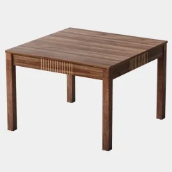 Online Tribesigns 39" Dining Table, Square Kitchen Table Writing Table with 4 drawers