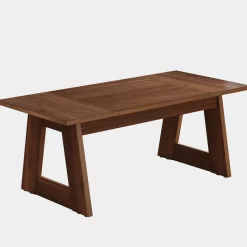 Fashion Tribesigns 63" Dining Table, Wood Farmhouse Kitchen Table for 4-6
