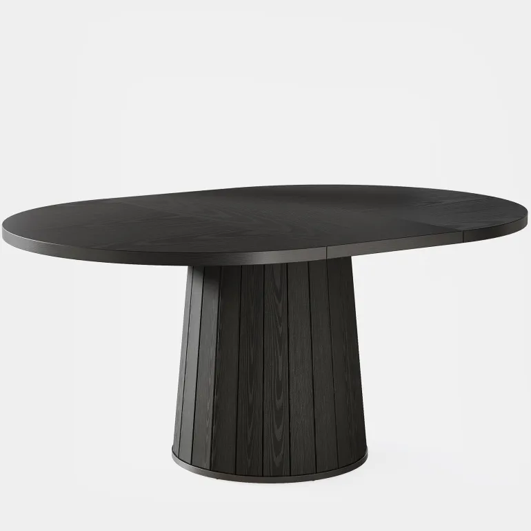New Tribesigns 55" Dining Table, Wood Oval Kitchen Dinner Table