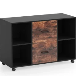 Fashion Tribesigns 2 Drawer File Cabinet, Large Mobile Filing Cabinet for Letter Size