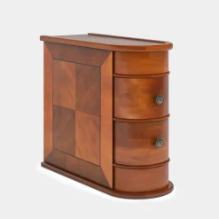 Cheap Tribesigns 2 Drawers End Table, Wood Side Table