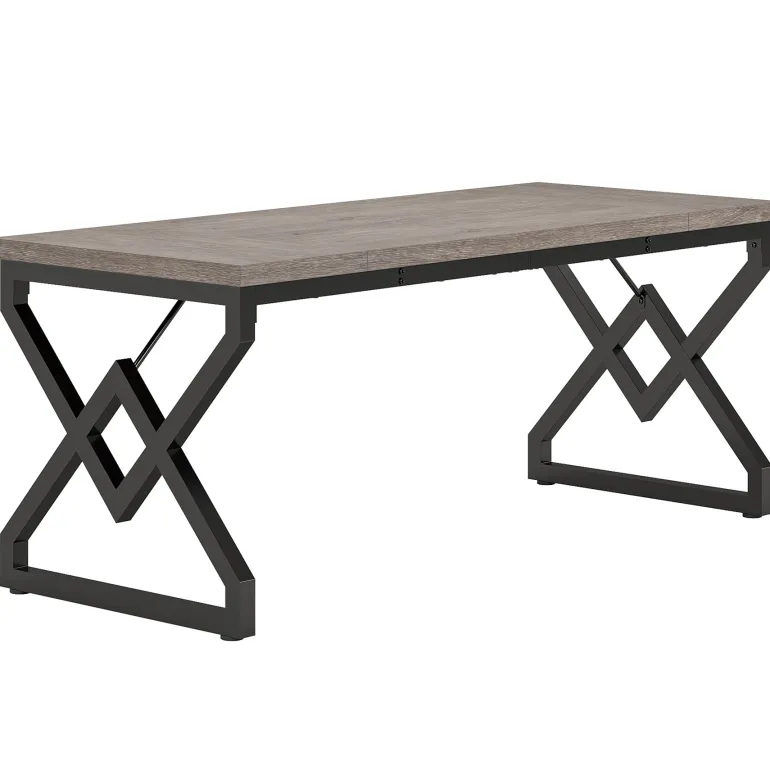 Cheap Tribesigns 63" Executive Desk, Large Computer Desk for Home Office