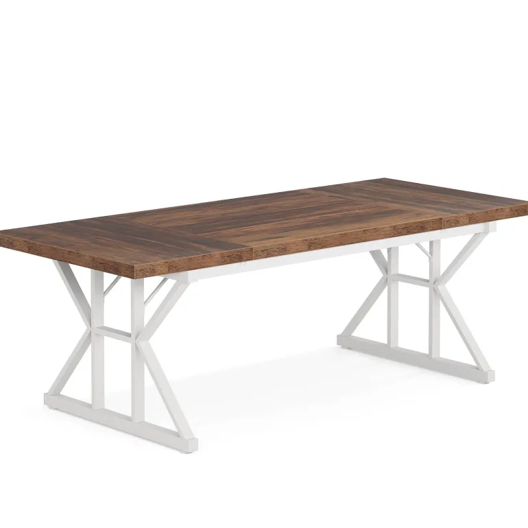 Store Tribesigns 70.8" Executive Desk, Large Computer Office Desk Workstation