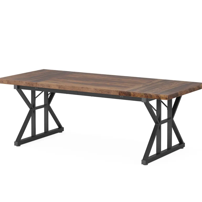 Store Tribesigns 70.8" Executive Desk, Large Computer Office Desk Workstation